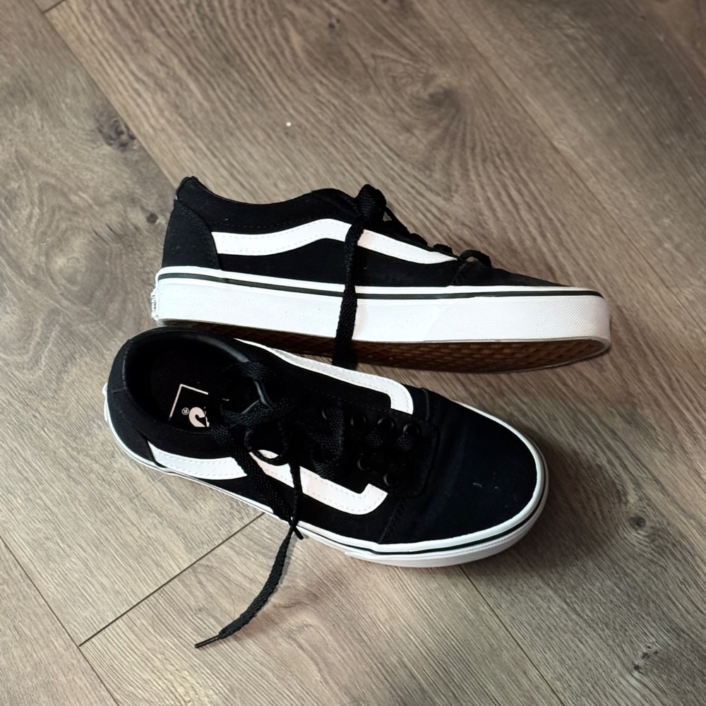 Vans Black and White Sneakers